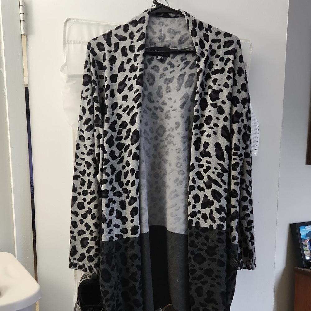 Premise Leopard Print Cardigan